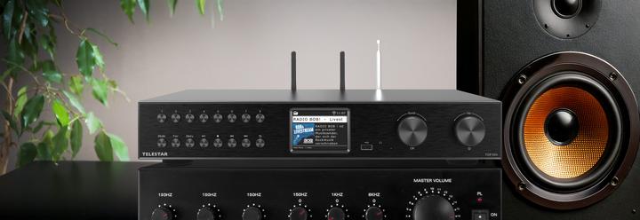 Actual product image Telestar TOP 500 sw HiFi-Tuner 43cm,Internet/DAB+/UKW,Streaming,BT,HM