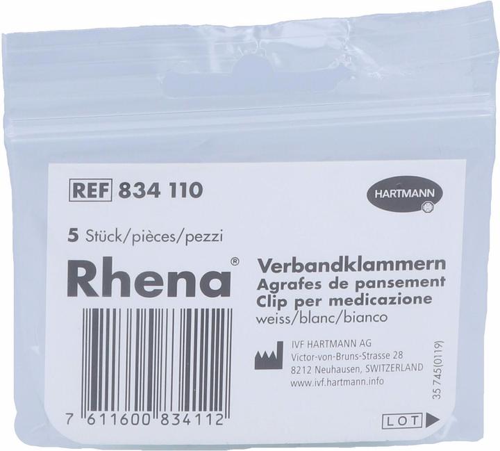 Immagine prodotto IVF Hartmann Fermagli per fasciature FIVET bianco senza lattice (5 x)