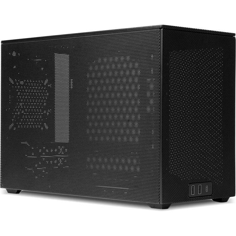 Ssupd Meshroom D (Mini-DTX, Mini-ITX), PC Gehäuse, Schwarz