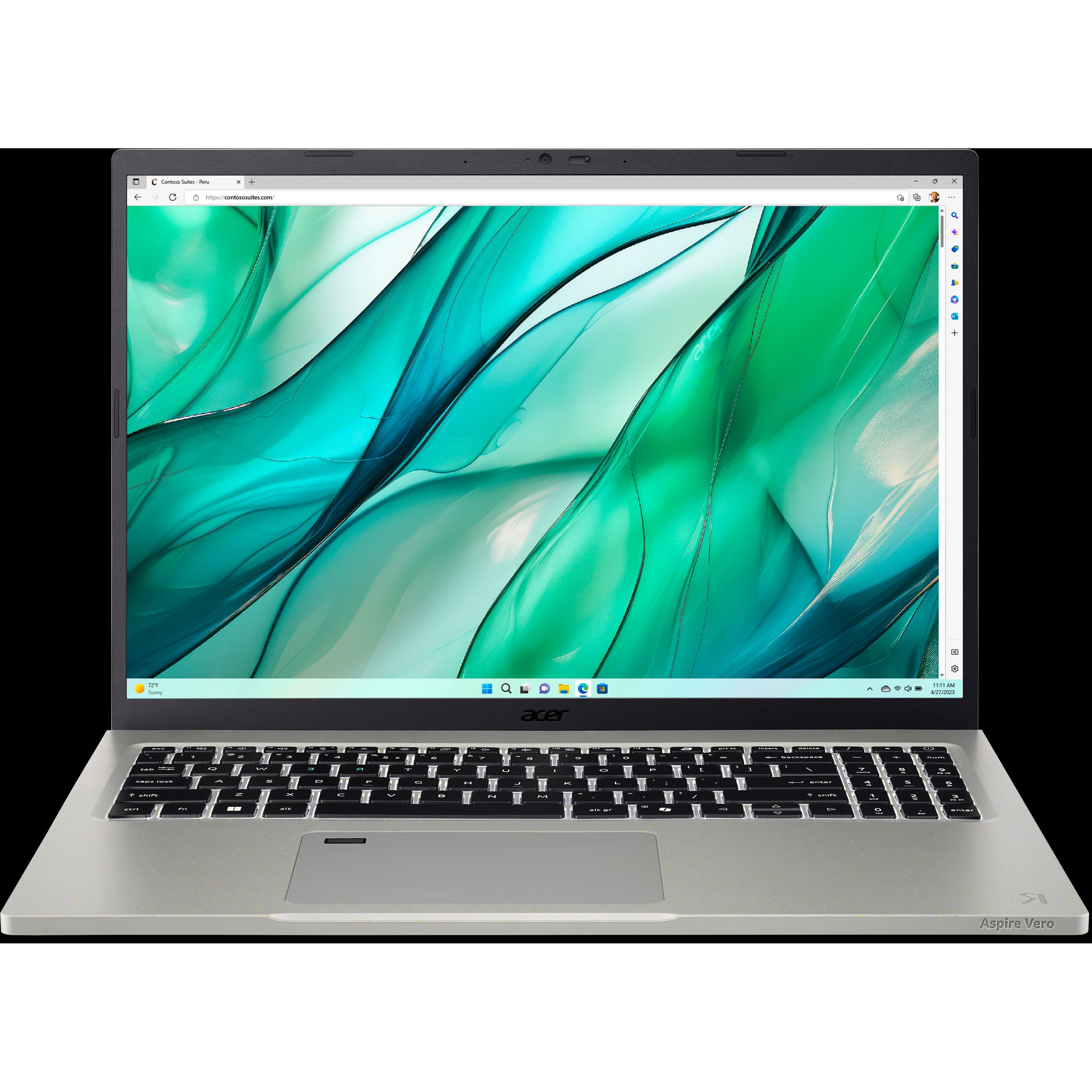 Thumbnail - Acer Aspire Vero 16 (16", Intel Core Ultra 5 125U, 16 GB, 512 GB, DE), Notebook, Grau
