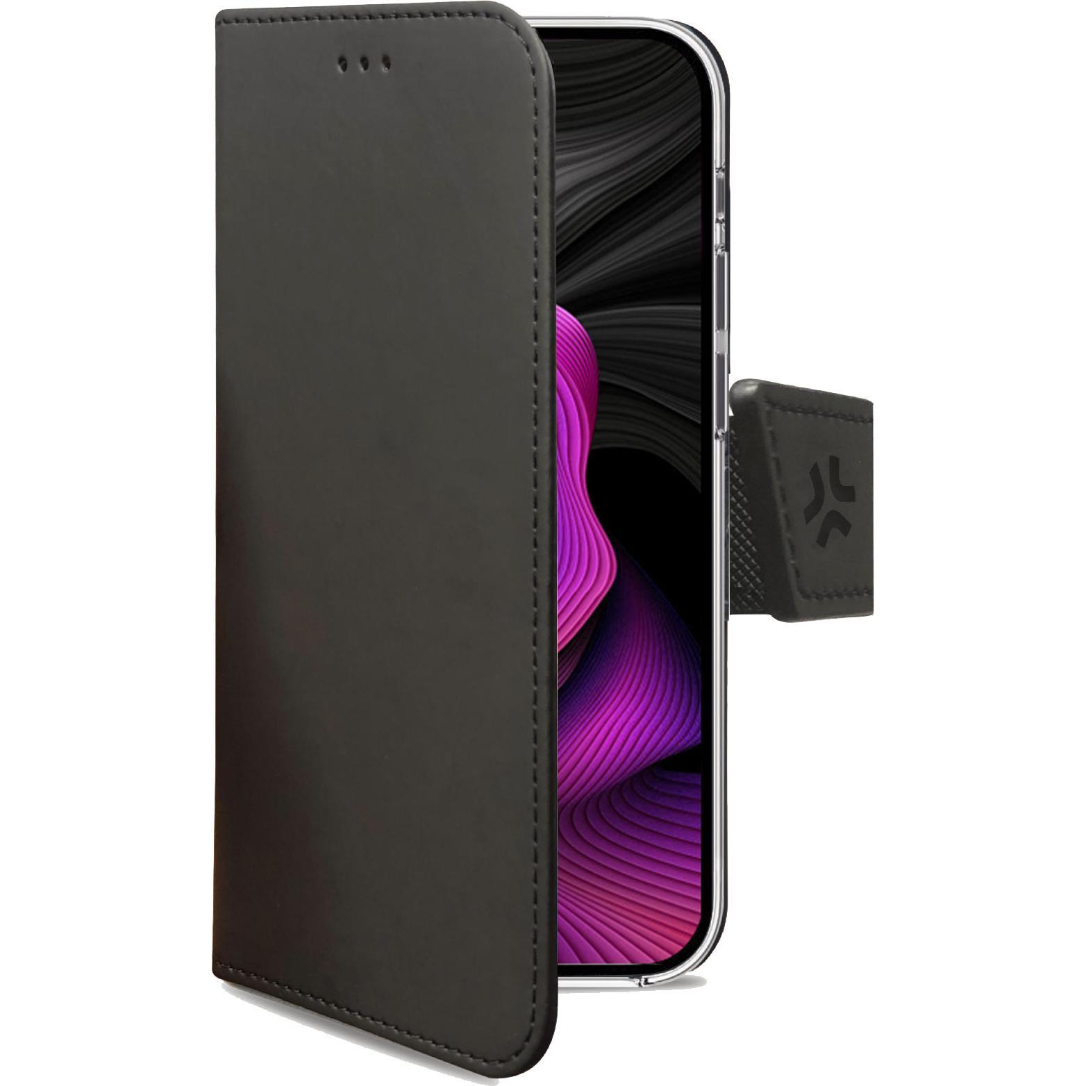 Celly Nero Custodia Wally Per Iphone 15 Plus Bk (Apple Iphone 15 Plus), Cover Smartphone,