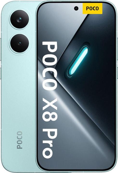 Image du produit Xiaomi Poco X8 Pro (512 Go, Vert menthe, 6.59", Double SIM, 5G)