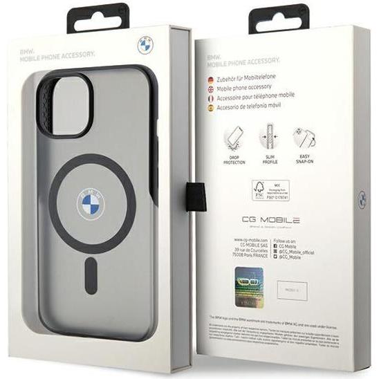 Thumbnail - BMW BMHMP15MDSLK iPhone 15 Plus / 14 Plus 6.7" czarny/black hardcase IML Signature MagSafe (Apple iPhone 15 Plus), Smart...