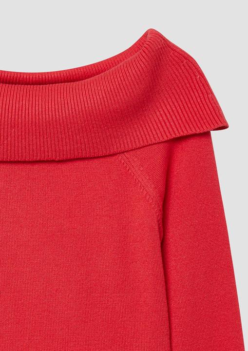 Produktbild s.Oliver Strickpullover Strick-Pullover mit Off-Shoulder-Ausschnitt (134, 140)