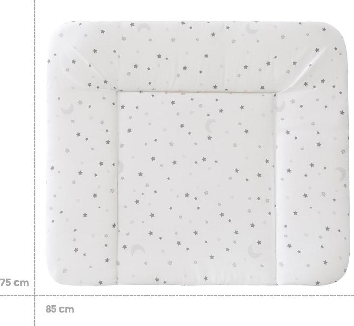 Produktbild Roba Wickelauflage soft Sternenzauber grau (75 x 85 cm)