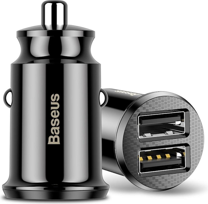 Actual product image Baseus Grain Car Charger Black