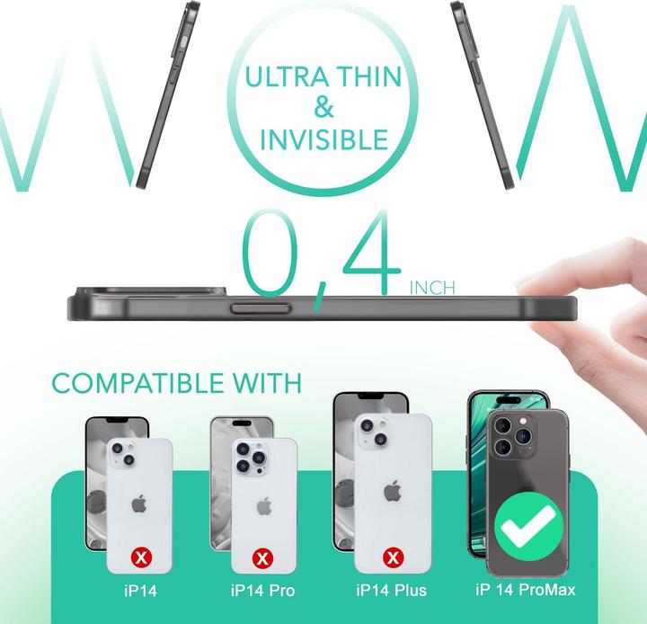 Produktbild Nalia Extrem Dünnes 0,3mm Mattes Hardcase (Apple iPhone 14 Pro Max)