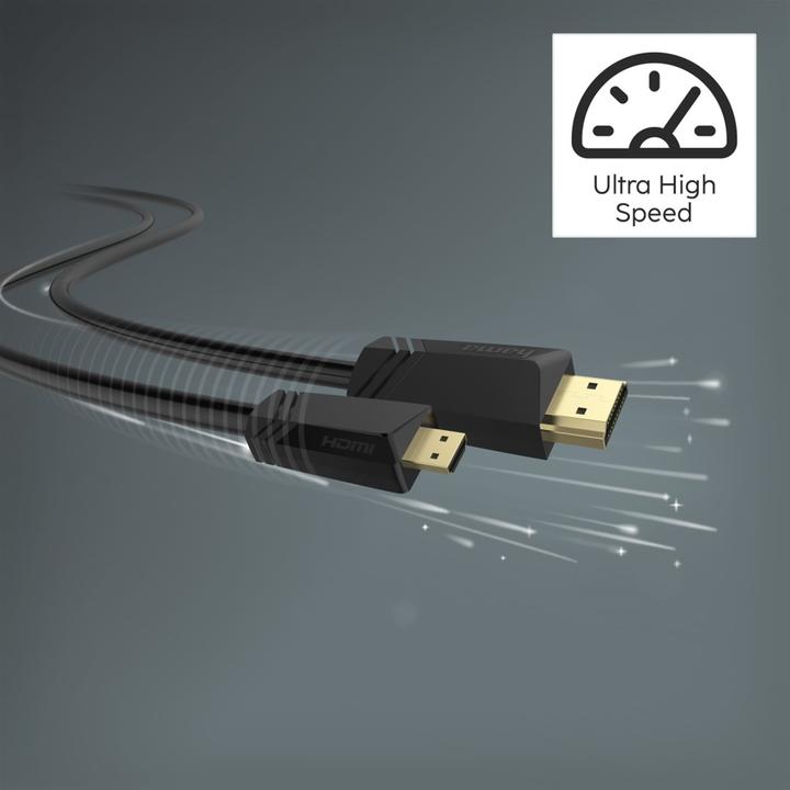 Produktbild Hama HDMI (Typ A) — micro HDMI (Typ D) (1.50 m, HDMI, 2.0b)