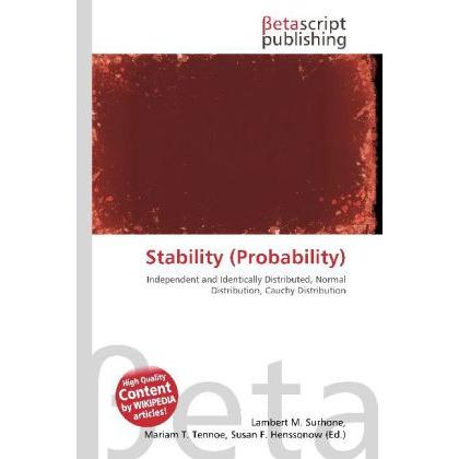 Stability (Probability), Fachbücher von Lambert M. Surhone, Mariam T. Tennoe, Susan F. Henssonow