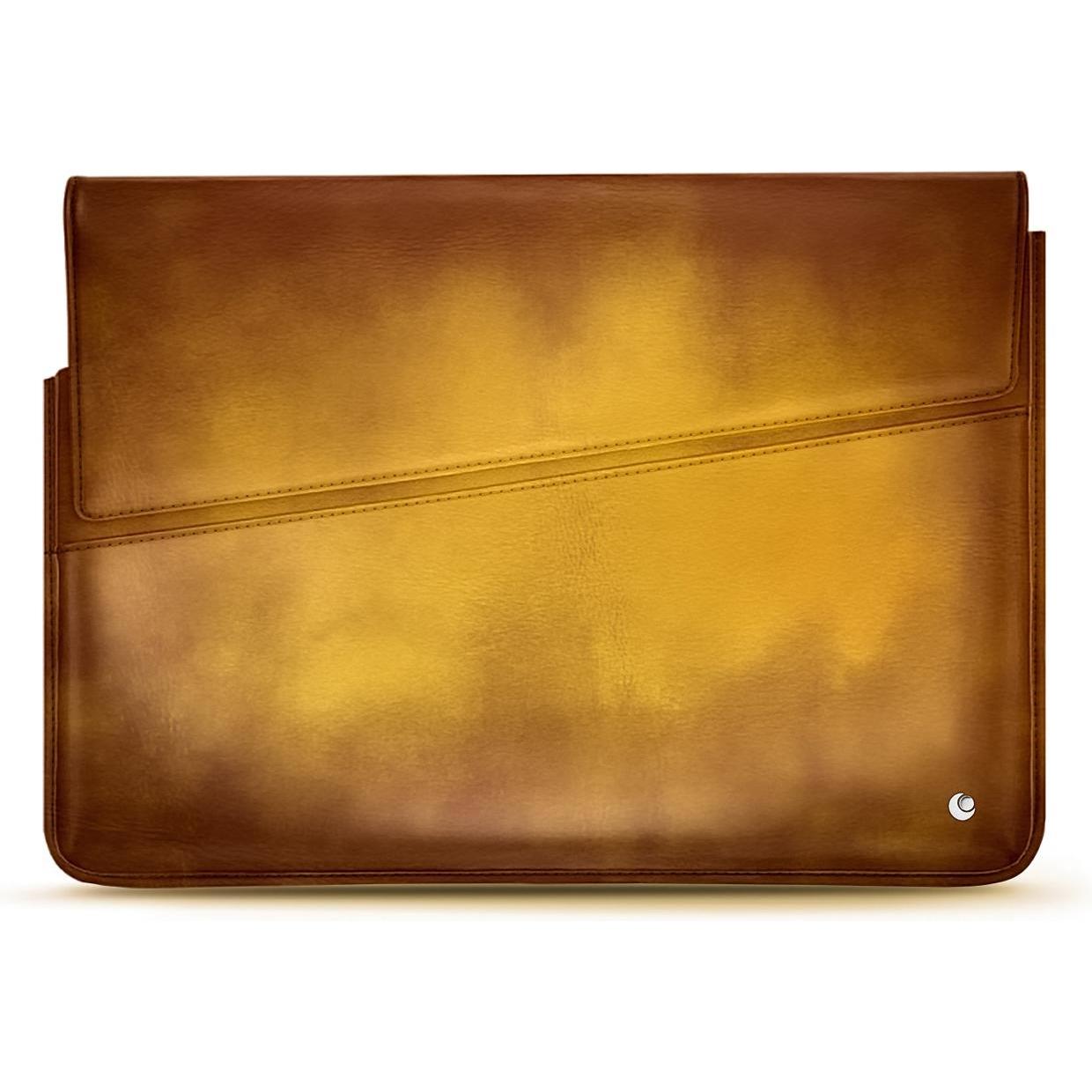 Noreve Lederhülle, Notebooktasche, Braun