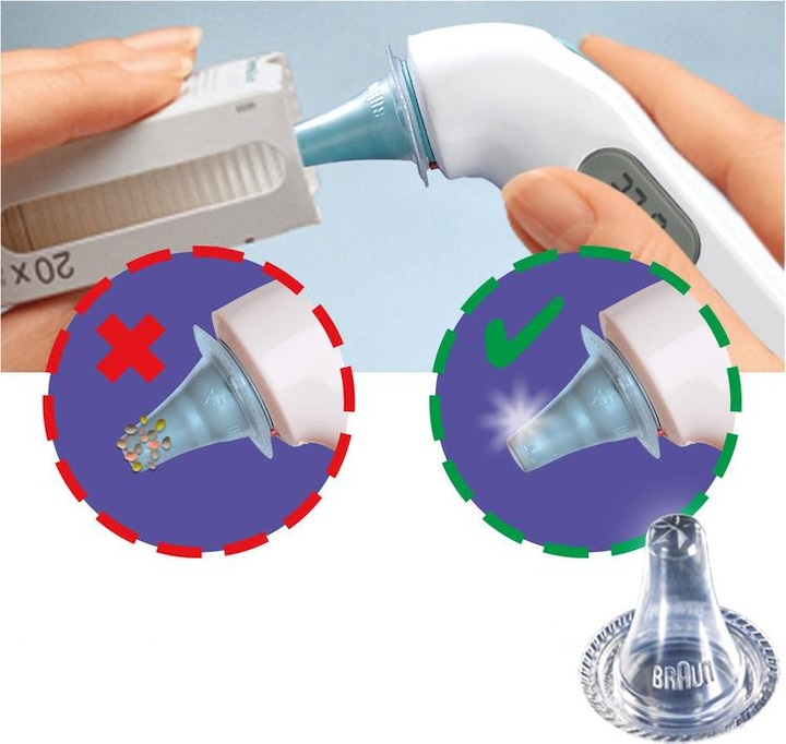 Actual product image Braun Protective caps LF40