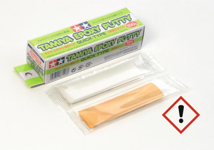 Tamiya Epoxy Filler Quick Type 100g 2K