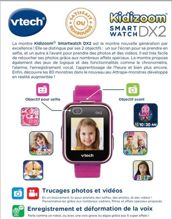 Image du produit VTech Kidizoom Smartwatch Connect DX2 (Français)