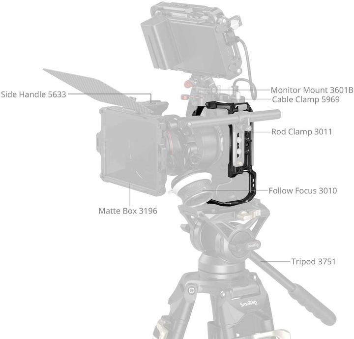 Actual product image SmallRig 5954 HawkLock Quick Release Cage for Canon EOS R6 Mark III / R6 Mark II (Cage)