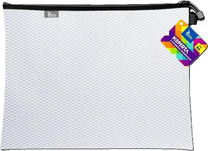 Weisse Metallreissverschluss