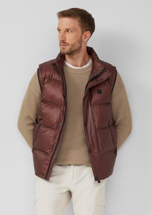 Produktbild s.Oliver Outdoor-Weste Edle Steppweste mit recycelter Daune (M)