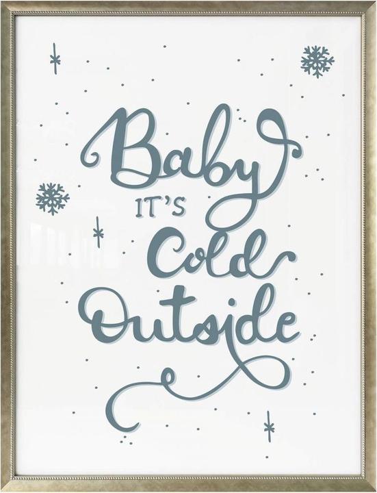 Actual product image Trenddeko Baby it's cold outside (24 x 30 cm)