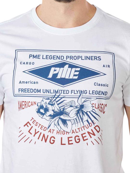 Actual product image Pme Legend Short Sleeve Jersey T-Shirt Crew Neck Bright Whit (XL)