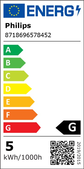 Energie-Label Philips LED Reflektor (E14, 2.90 W, 230 lm, 1 x, G)