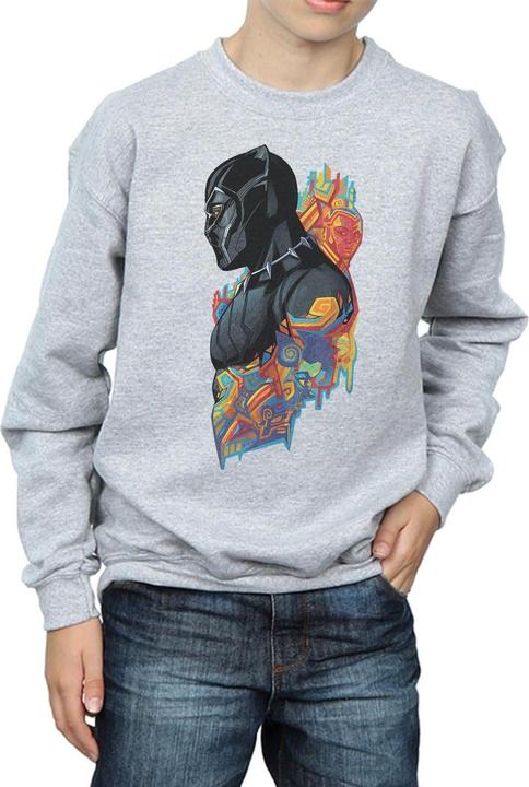 Produktbild Black Panther Profile Sweatshirt Jungen (152, 158)