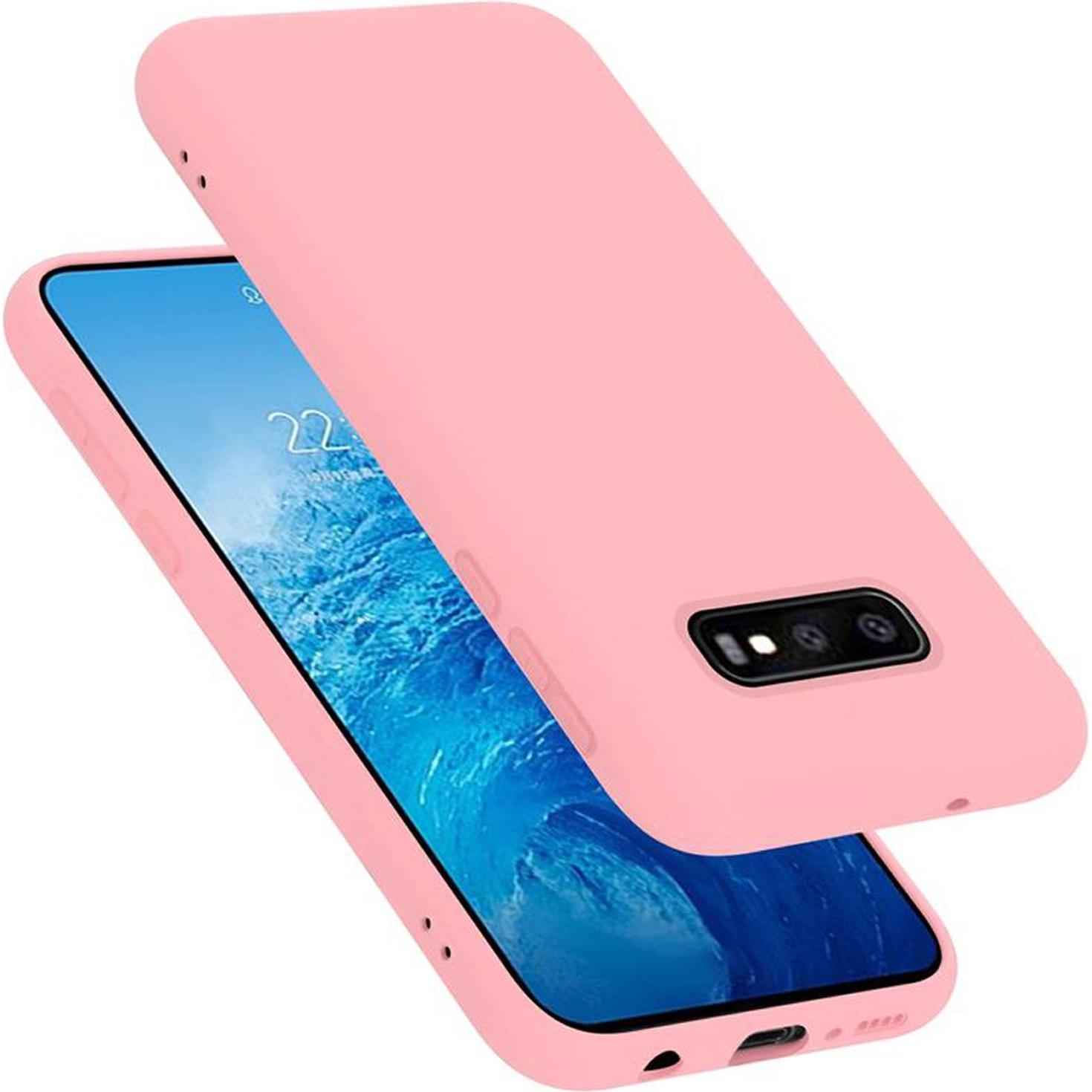Thumbnail - Cadorabo TPU Liquid Silicone Case Cover (Samsung Galaxy S10e), Smartphone Hülle, Rosa