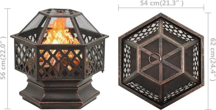 Actual product image vidaXL Fire bowl (54 cm)
