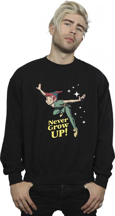 Immagine prodotto Disney Peter Pan Never Grow Up Felpa Uomo (L)