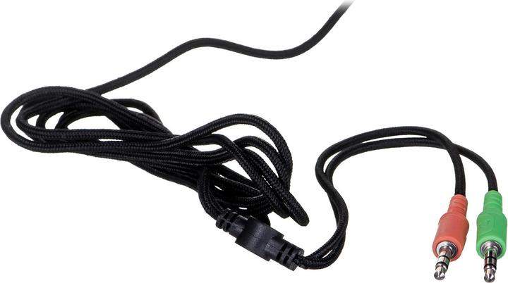 Produktbild Esperanza EH118 Kopfhörer & Headset Kabelgebunden Kopfband Anrufe/Musik Schwarz Rot (Kabelgebunden)