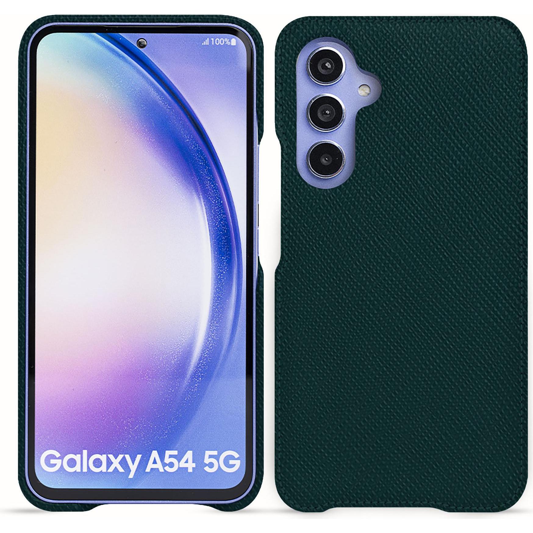 Noreve Lederschutzhülle (Samsung Galaxy A54 5G), Smartphone Hülle, Grün