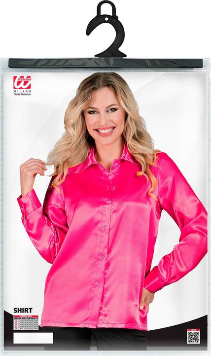 Immagine prodotto Widmann PINKE 70s DISCO BLUSE aus Satin, M (M)