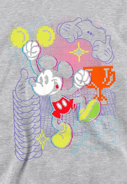 Produktbild Mickey Mouse Gamer Kapuzenpullover meliert (128)