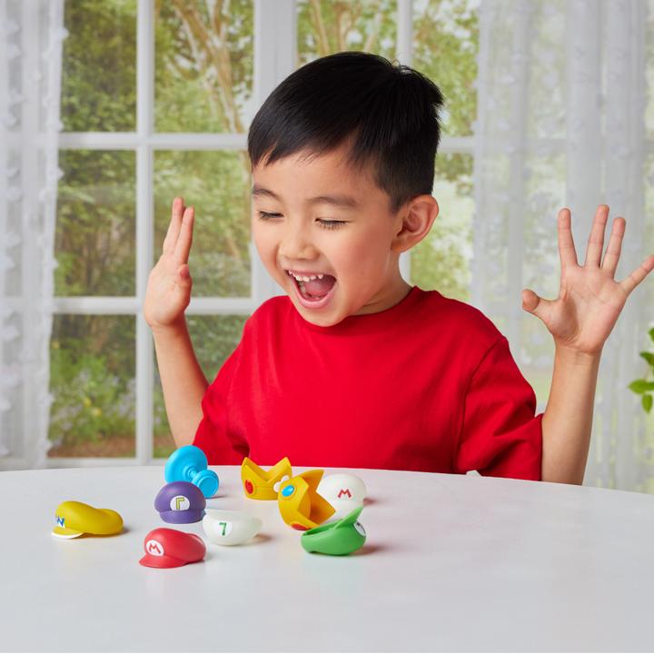 Actual product image Epoch Super Mario Cap Stacker (German)