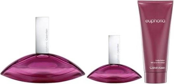 Immagine prodotto Calvin Klein Euphoria Eau De Parfum Spray 100ml Set 3 Pieces (Set di profumi)