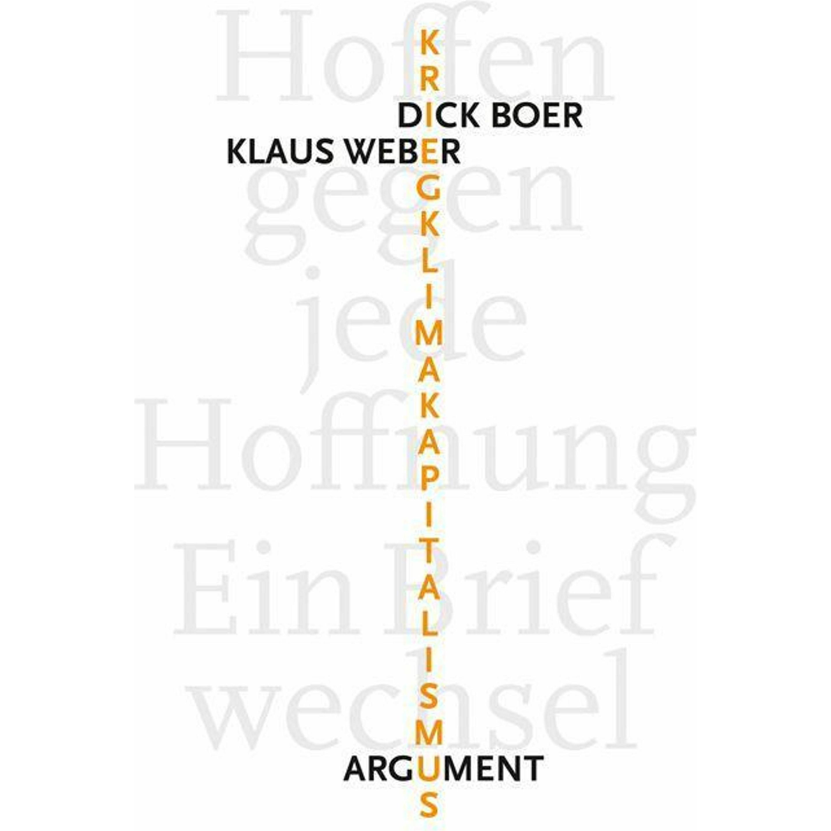 Thumbnail - Hoffen gegen jede Hoffnung, Fachbücher von Dick, Weber Boer