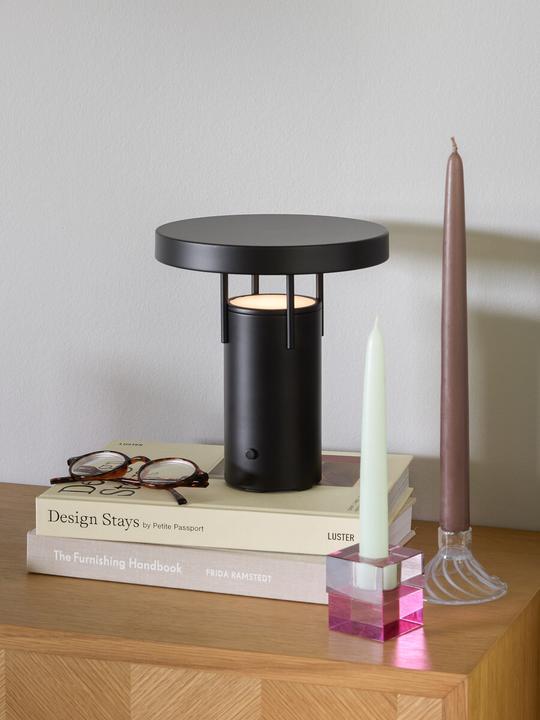 Image du produit Hübsch BringMe Tragbare Lampe Mini Matt Schwarz