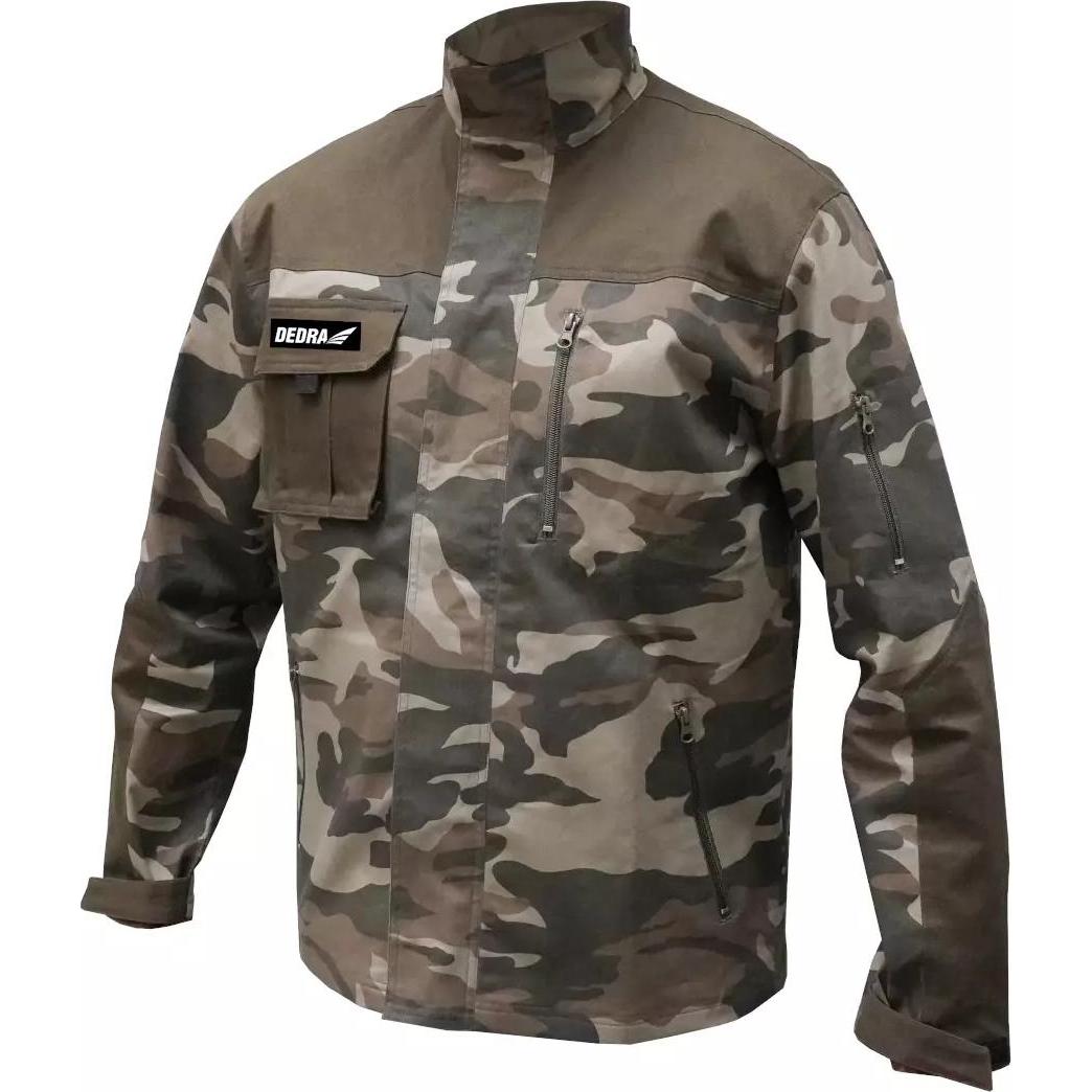 Thumbnail - Dedra, Arbeitsjacke, Camo-Sweatshirt Grösse L, Baumwolle+Elasthan, 240g (L)