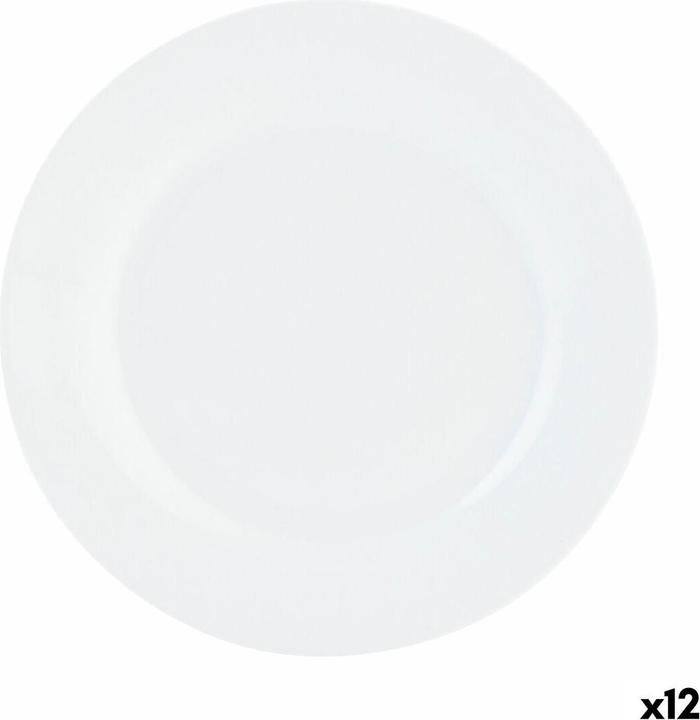 Quid Flacher Teller Basic 23 cm (12 Stück) (12x, 23 cm)