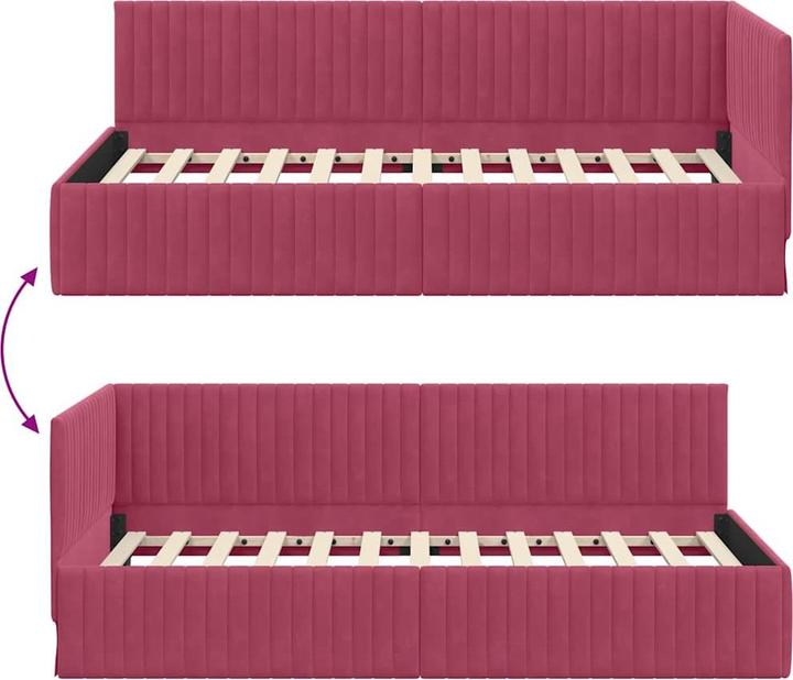 Immagine prodotto vidaXL Samtbettgestell (100 x 200 cm)