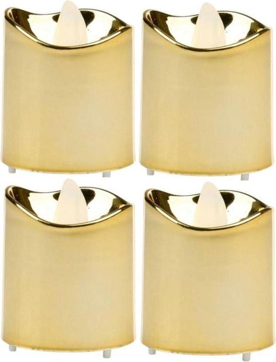 Actual product image Mondex Affek Design TEA LIGHT LED GOLD (4x)