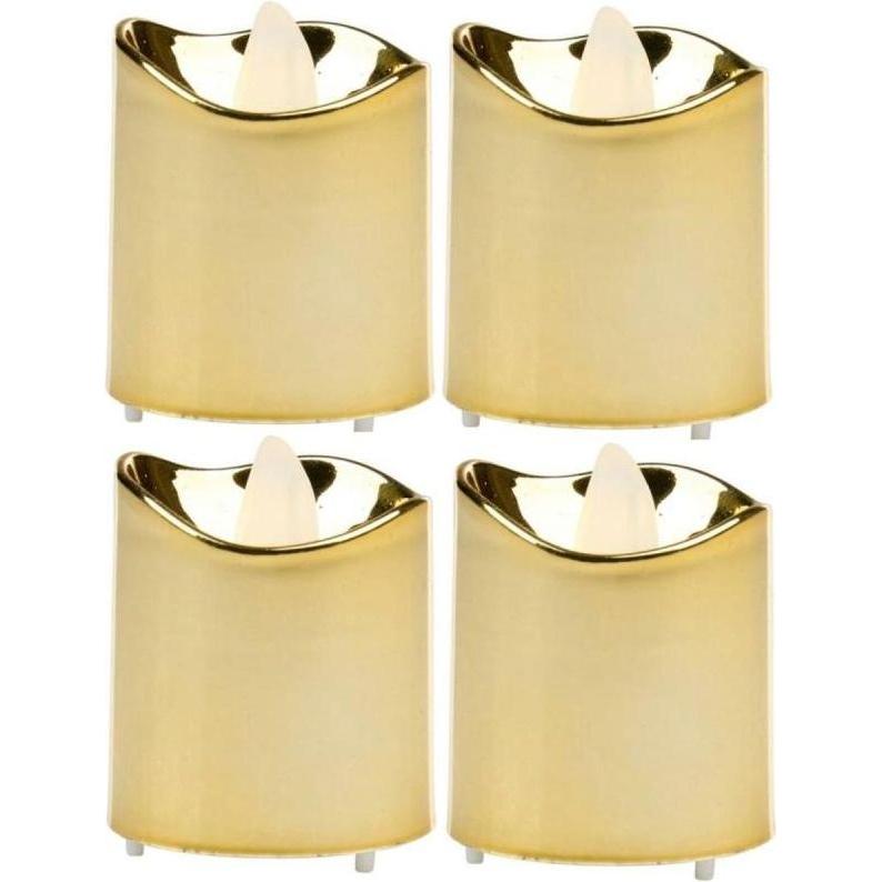 Mondex, Candela a LED, Affek Design TEA LIGHT LED GOLD (4x)