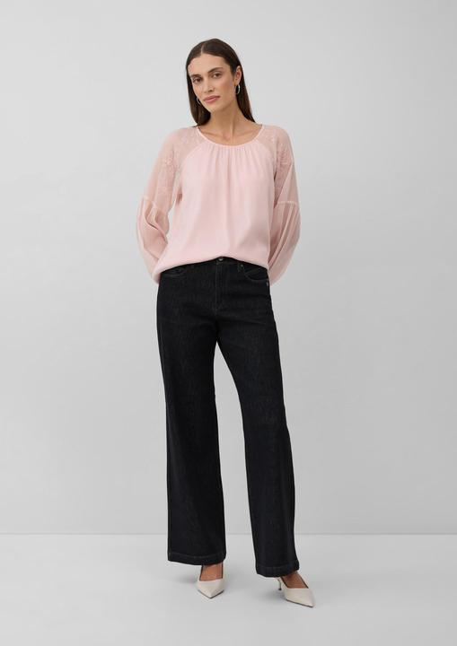 Immagine prodotto s.Oliver Bluse Leichte Chiffon-Bluse mit Schmuck-Applikation (38)