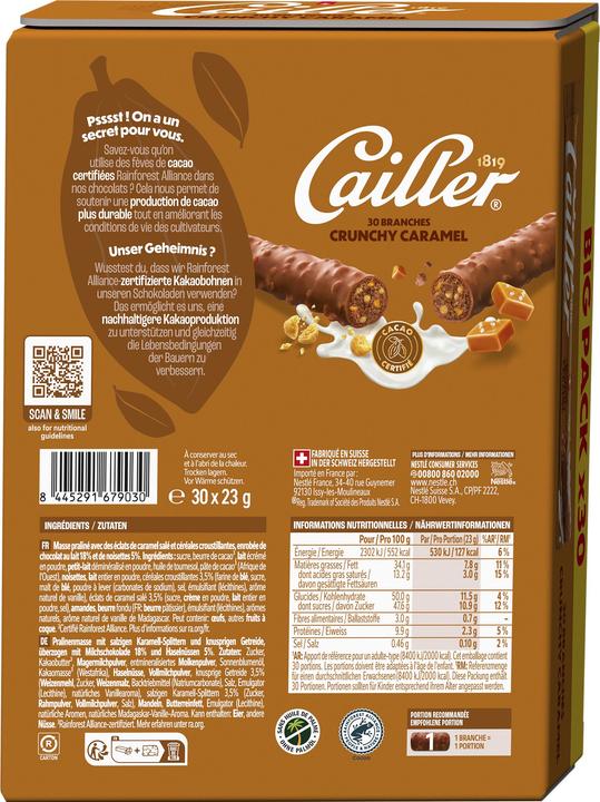 Produktbild Cailler Branches Crunchy Caramel S (690 g)