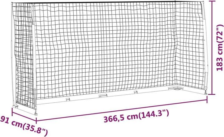 Actual product image vidaXL Fussballtor