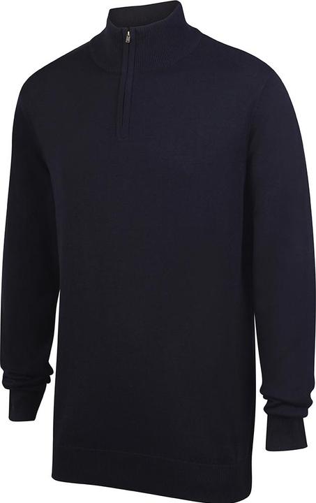 Actual product image Henbury 14 zip long sleeve jumper (XS)