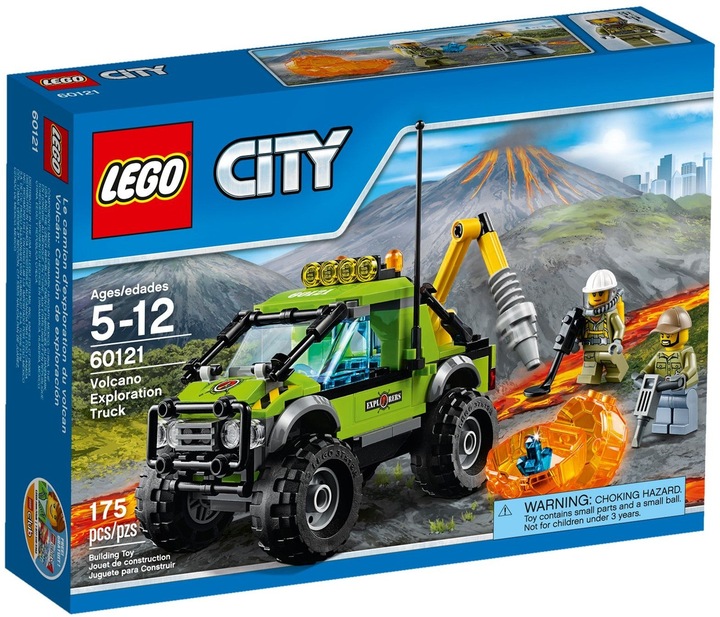 Produktbild LEGO City Vulkan-Forschungstruck (60121, LEGO City)