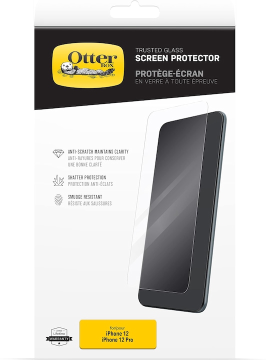 Actual product image OtterBox Trusted Glass (1 Piece, Apple iPhone 12, Realme 12 Pro+)