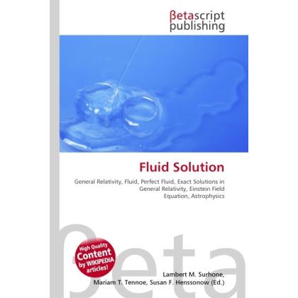 Thumbnail - Fluid Solution, Fachbücher von Lambert M. Surhone, Miriam T. Timpledon, Susan F. Marseken