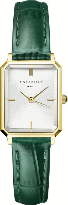 Image du produit Rosefield Montre Octagon XS White Emerald Leather Gold (Montre analogique)