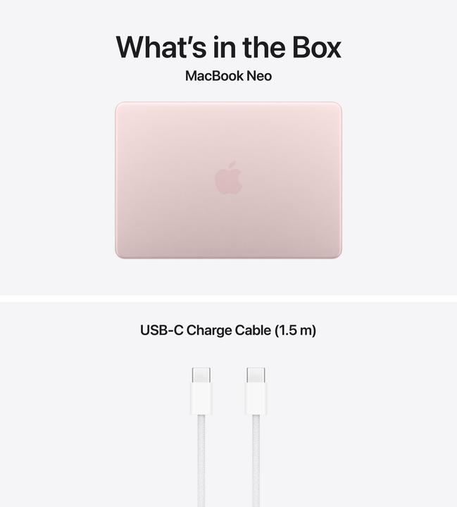 Immagine prodotto Apple MacBook Neo - 2026 (13", 512 GB, 8 GB, Svizzera, Apple A18 Pro)