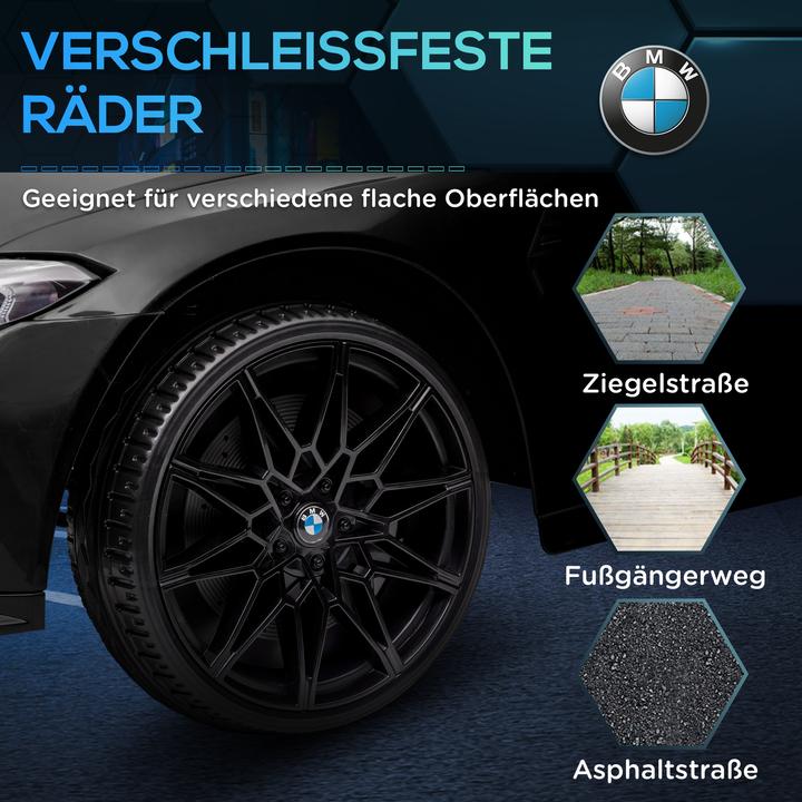 Actual product image Aiyaplay Kinder Elektroauto Kunststoff, Metall Schwarz (12 V)